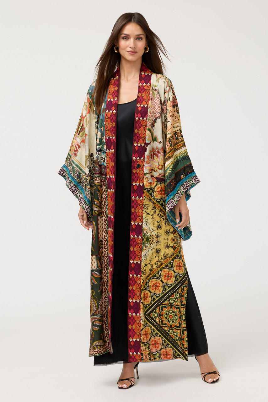 AZIZA REVERSIBLE LONG KIMONO, , large image 4
