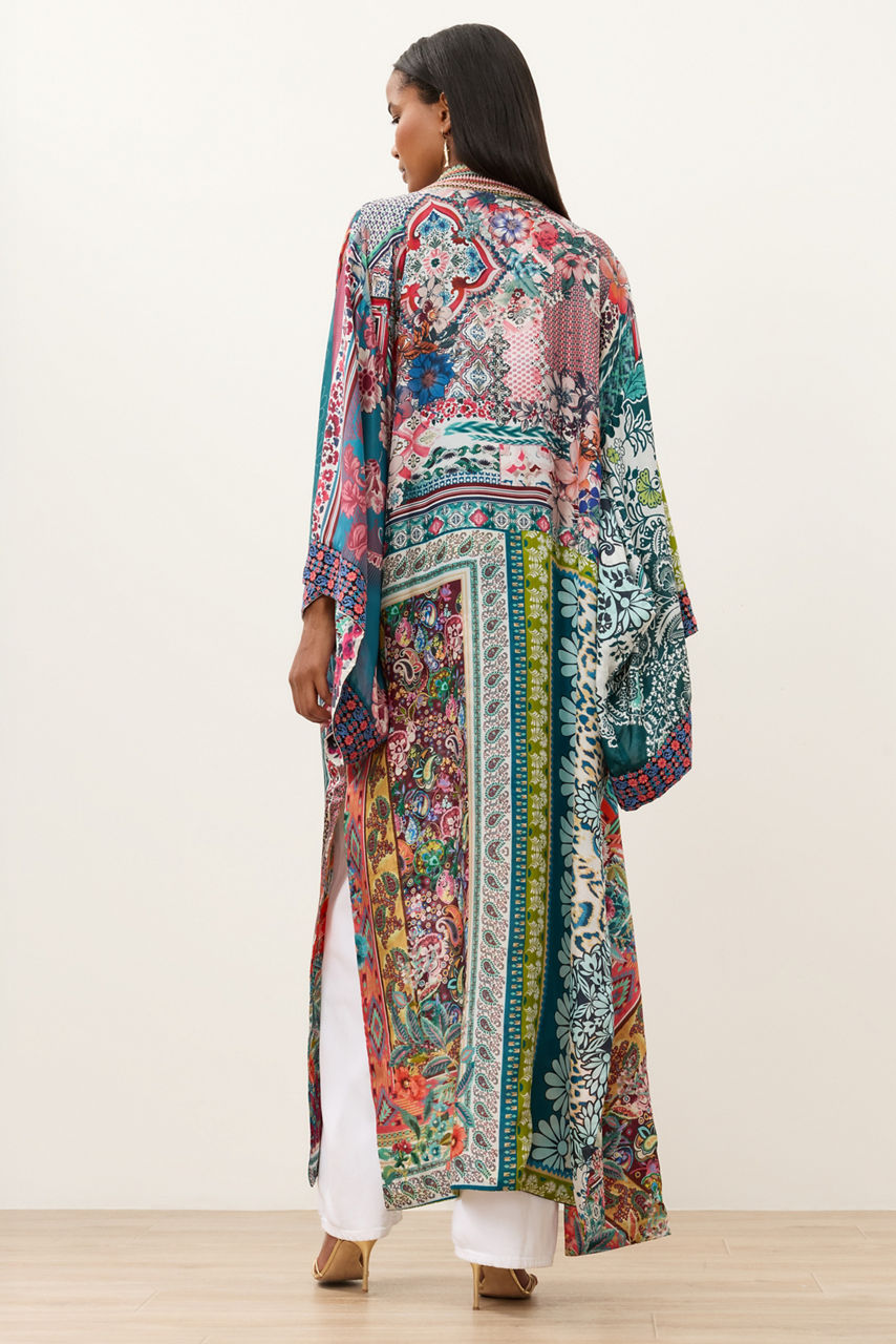 AZIZA REVERSIBLE LONG KIMONO, , large image 6