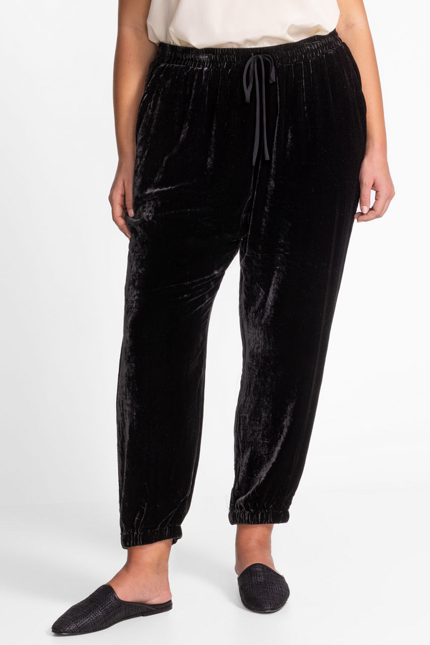 VELVET JOGGER, , large image 2