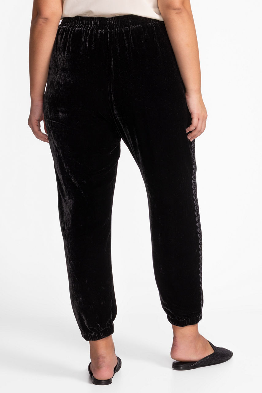 VELVET JOGGER, , large image 4