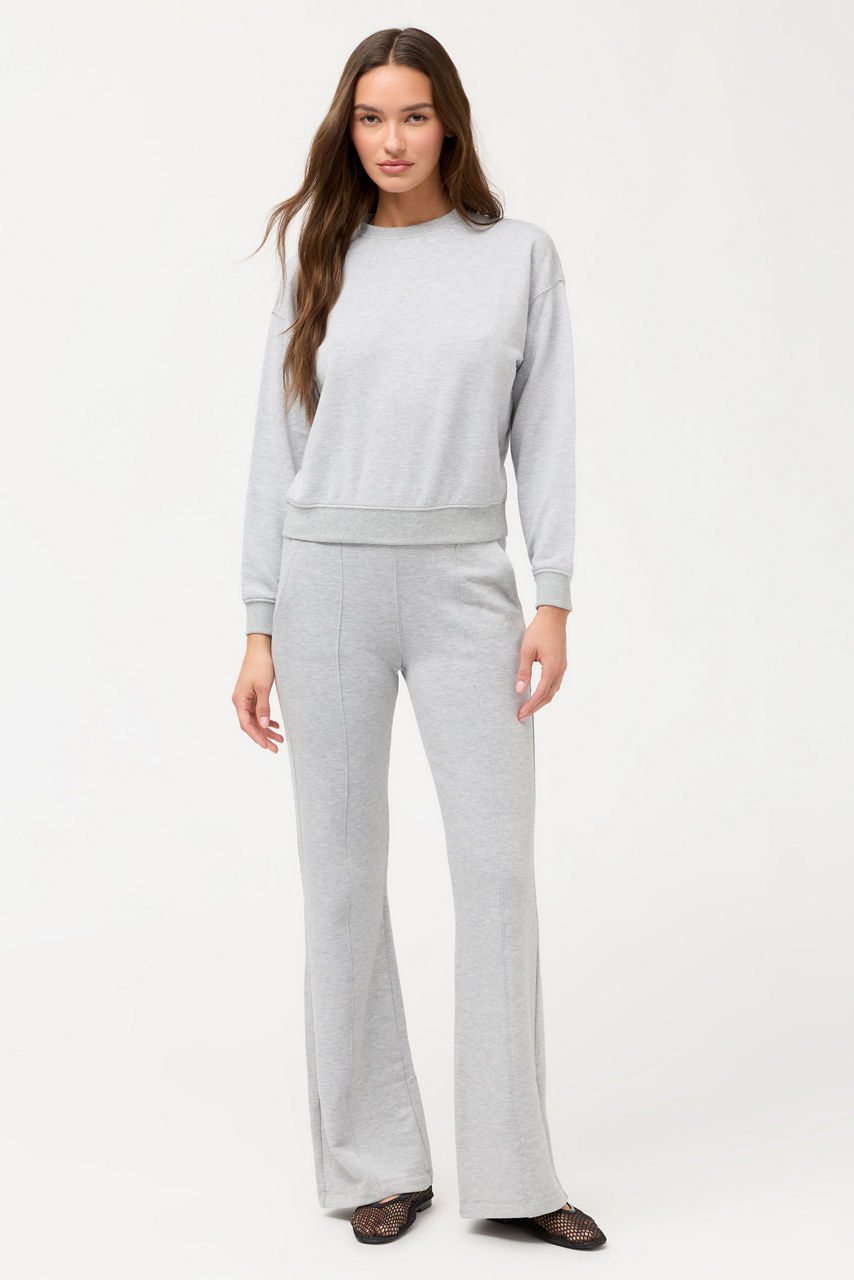 ESSENTIALS PINTUCK WIDE LEG PANT, , large image 1