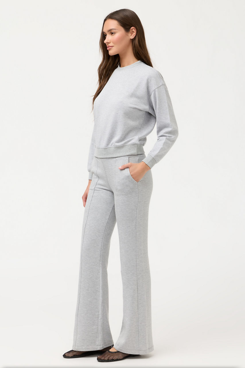 ESSENTIALS PINTUCK WIDE LEG PANT, , large image 2