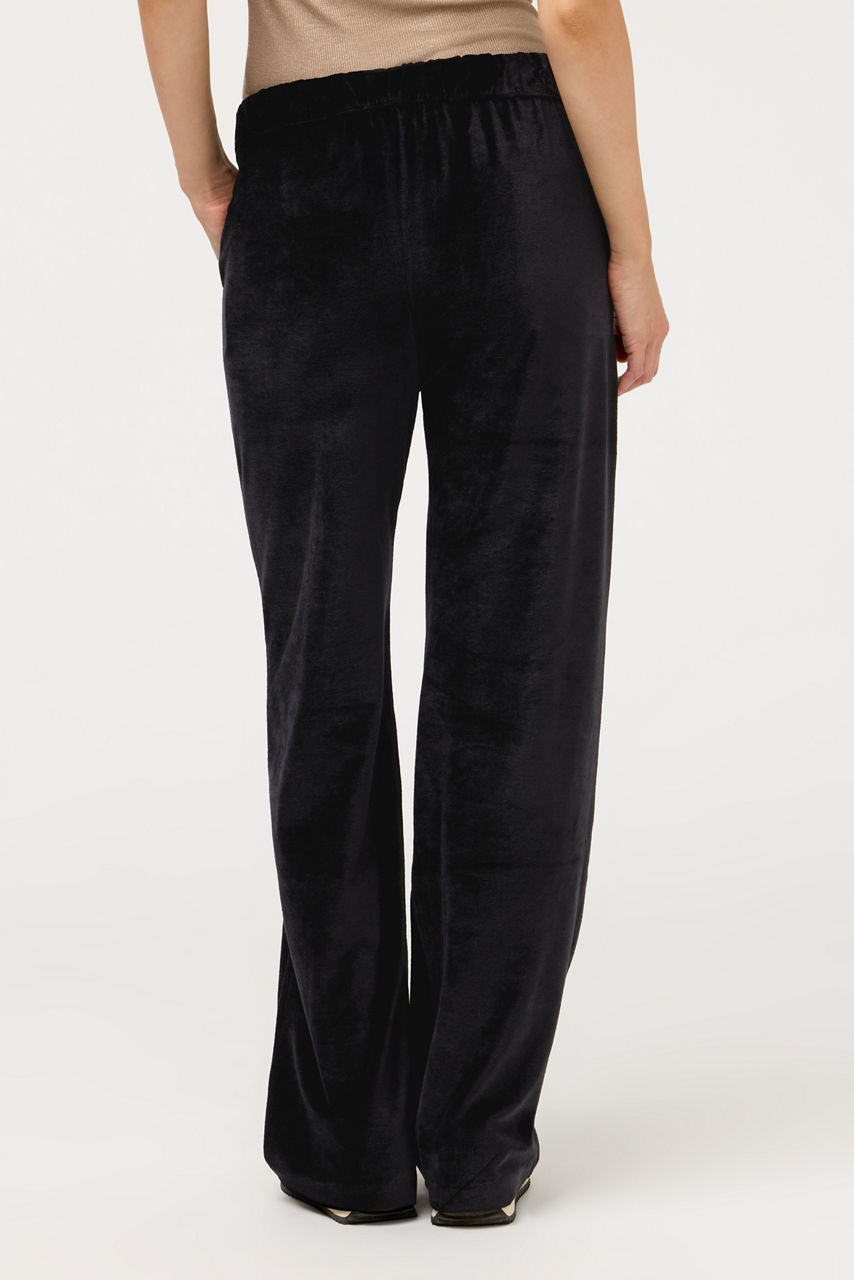 ESSENTIALS VELOUR WIDE LEG PANT, , large image 3