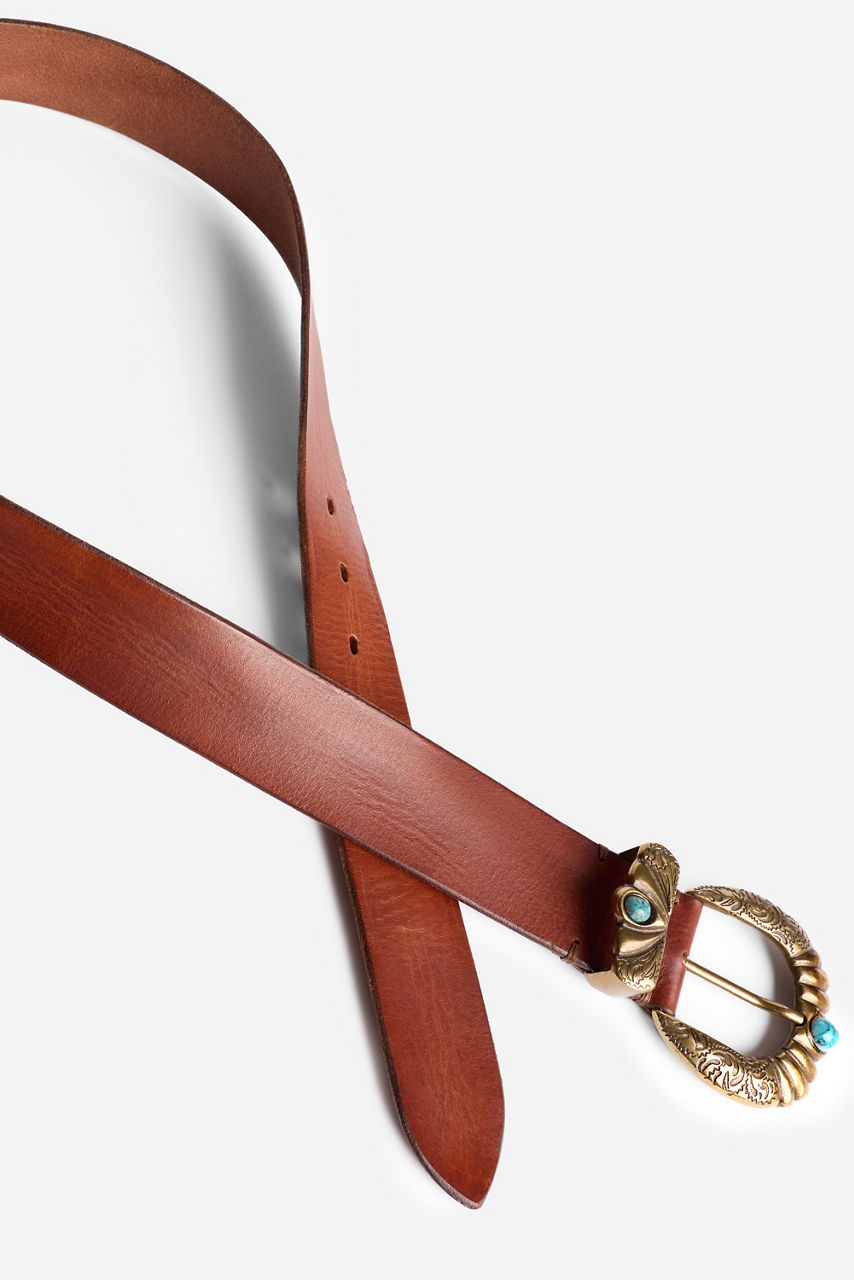 CRESTA ITALIAN LEATHER CONCH BELT, , large image 3