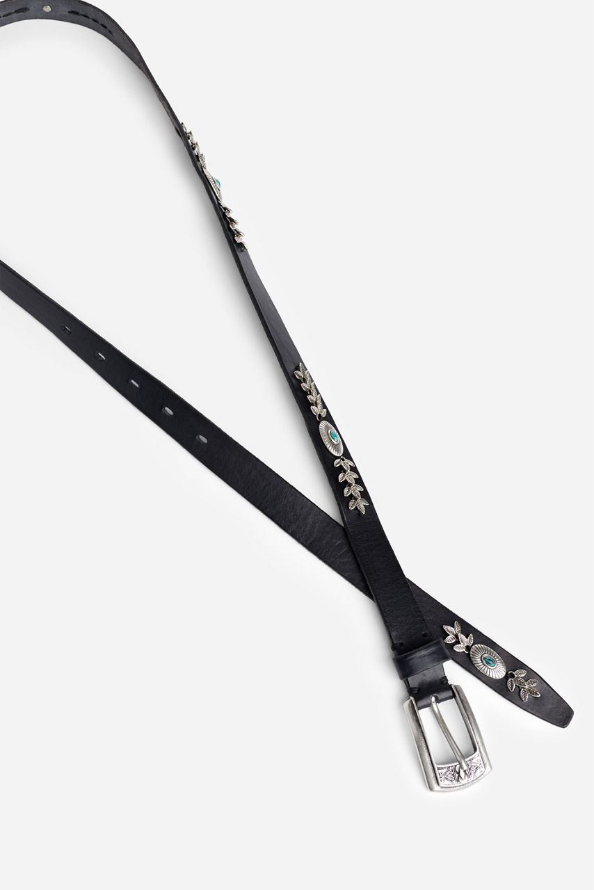 FLOREALE ITALIAN LEATHER CONCH BELT, , large image 3