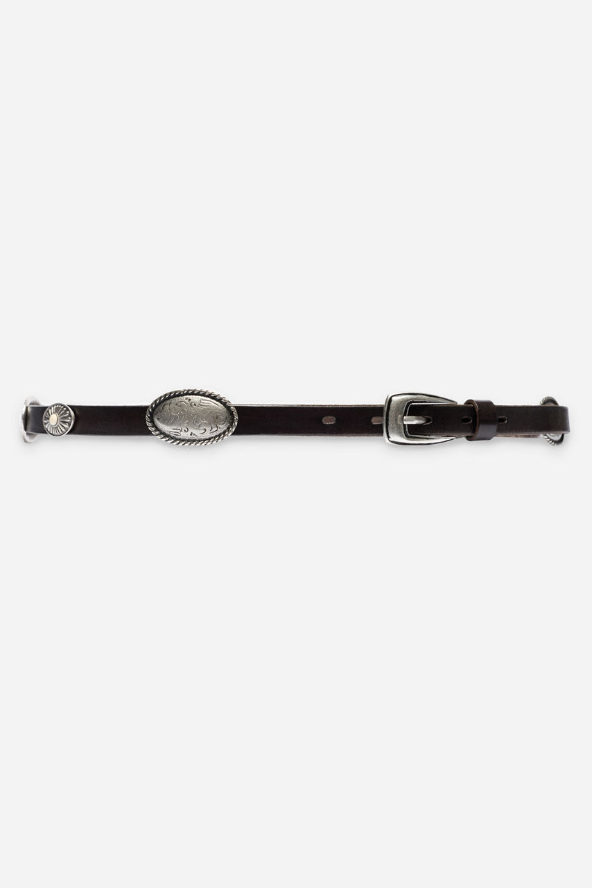 LEGGERA ITALIAN LEATHER CONCH BELT, , large image 1