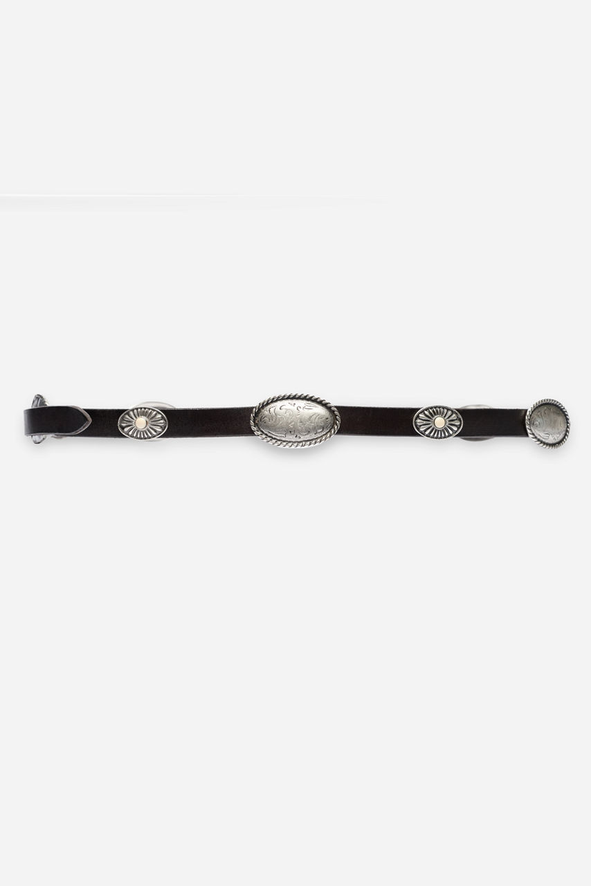LEGGERA ITALIAN LEATHER CONCH BELT, , large image 2