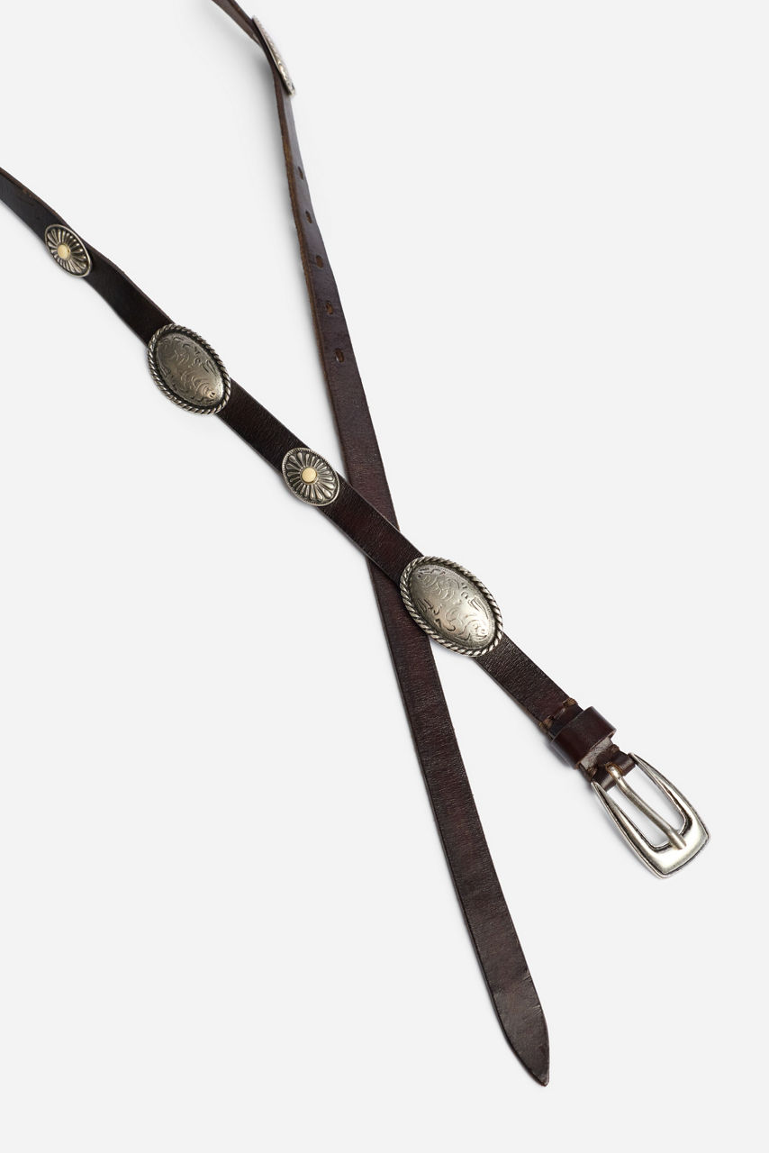 LEGGERA ITALIAN LEATHER CONCH BELT, , large image 3