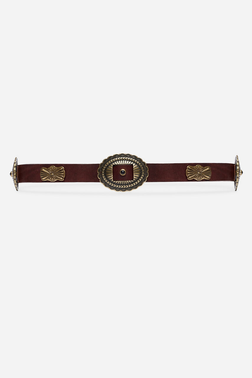 GUSCIO ITALIAN LEATHER CONCH BELT, , large image 2