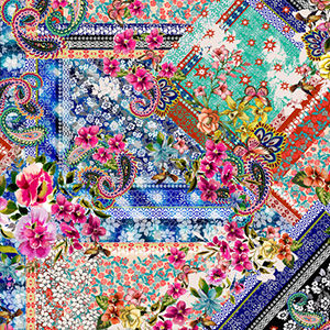 ROMANA MEDIUM SILK SCARF, , swatch