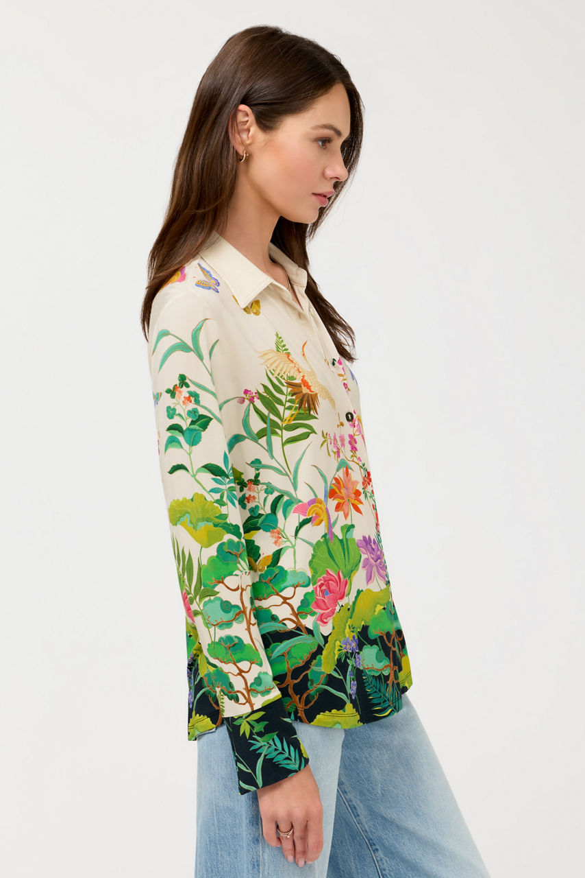 THE JANIE FAVORITE BUTTON FRONT SHIRT, , large image 2
