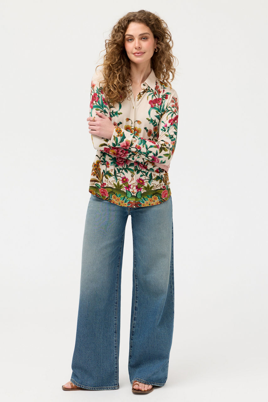 THE JANIE FAVORITE BUTTON FRONT SHIRT, , large image 4