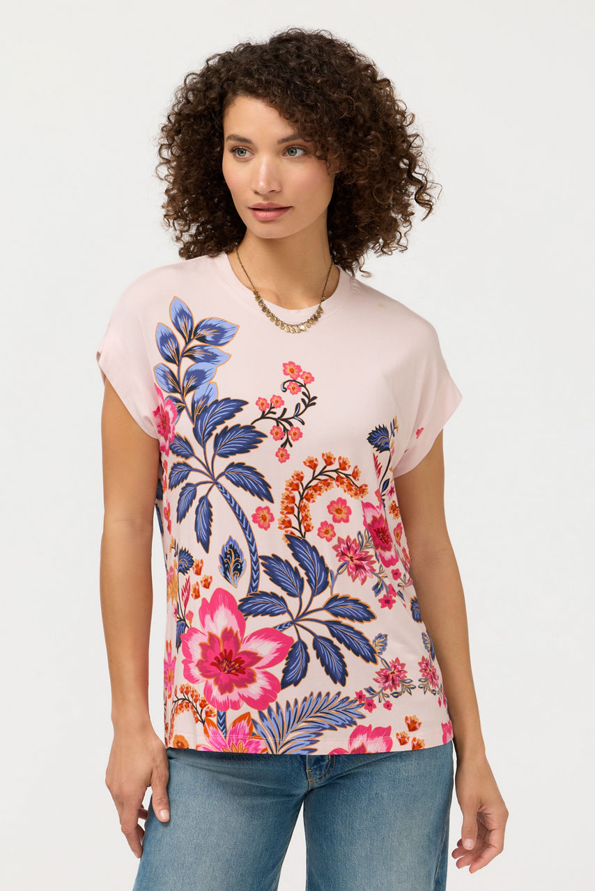 THE JANIE FAVORITE RELAXED TEE, , large image 1
