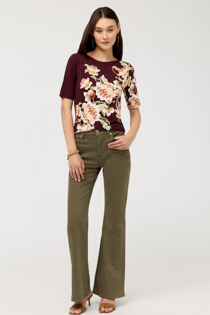 THE JANIE FAVORITE BOAT NECK TEE, , large image 3