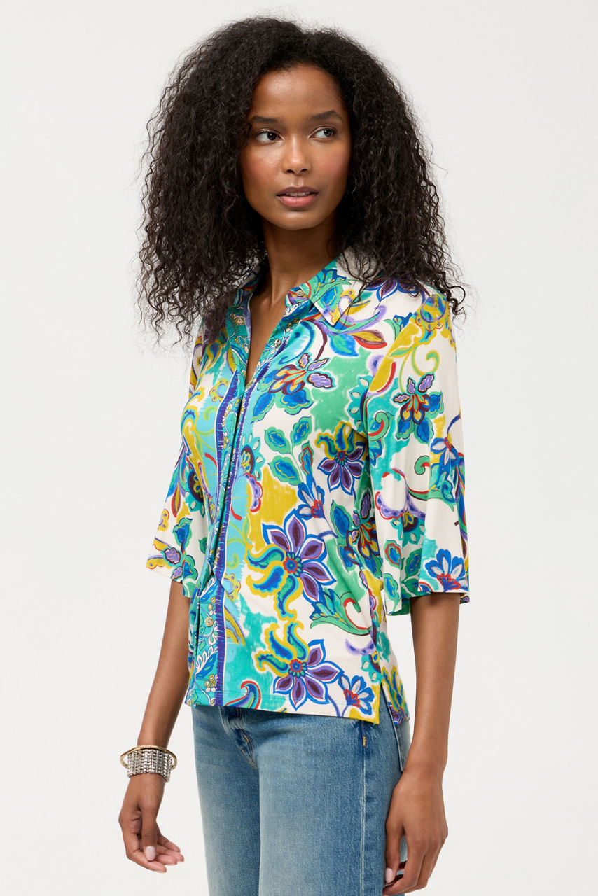 THE JANIE FAVORITE KIMONO SLEEVE BUTTON , , large image 2