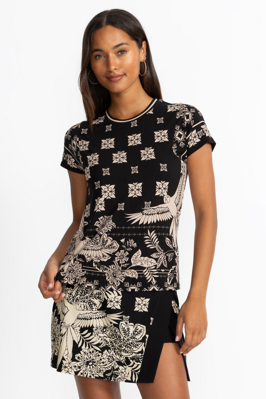 THE JANIE FAVORITE BOXY SQUARE SLEEVE TEE