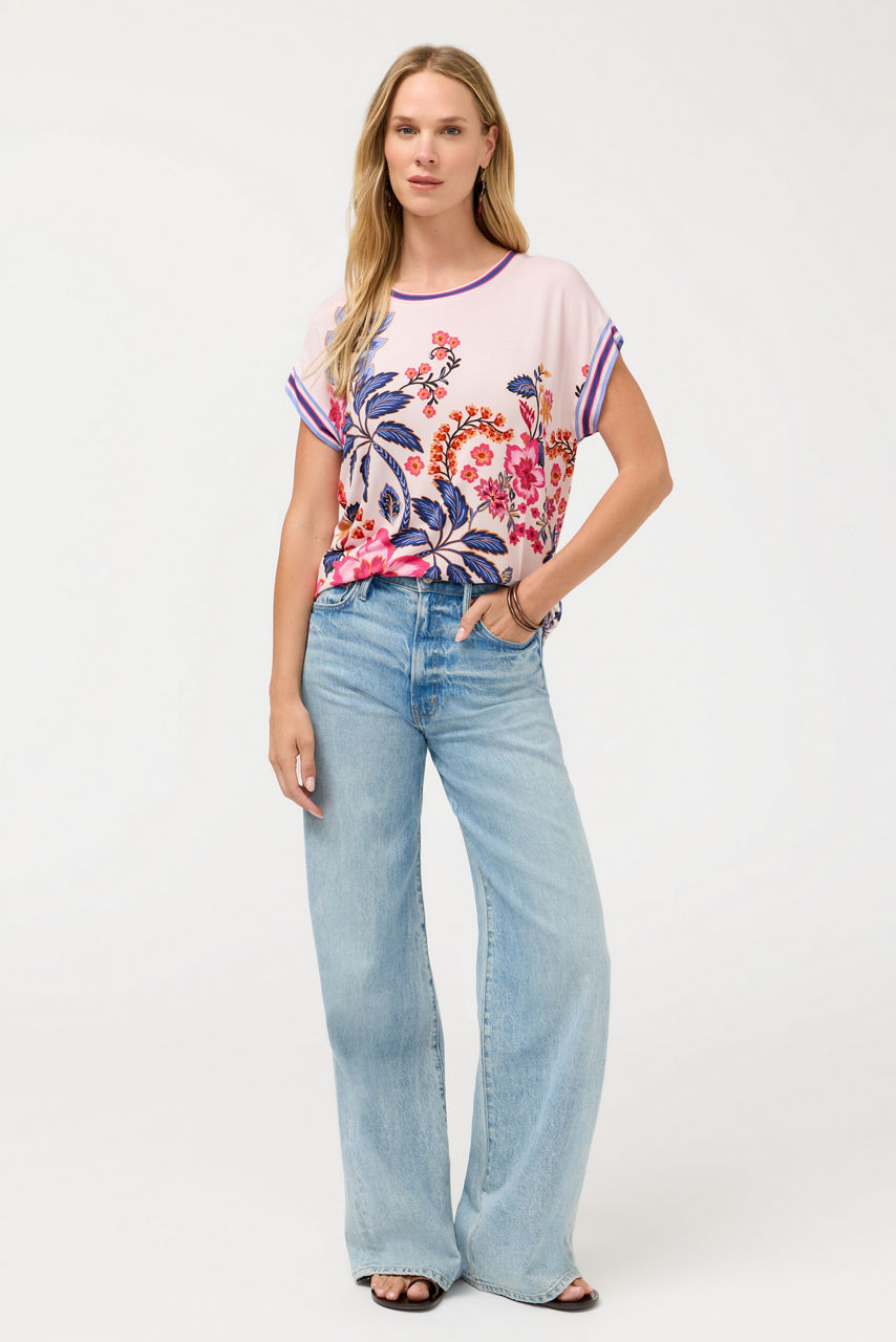 THE JANIE FAVORITE RELAXED TEE, , large image 4