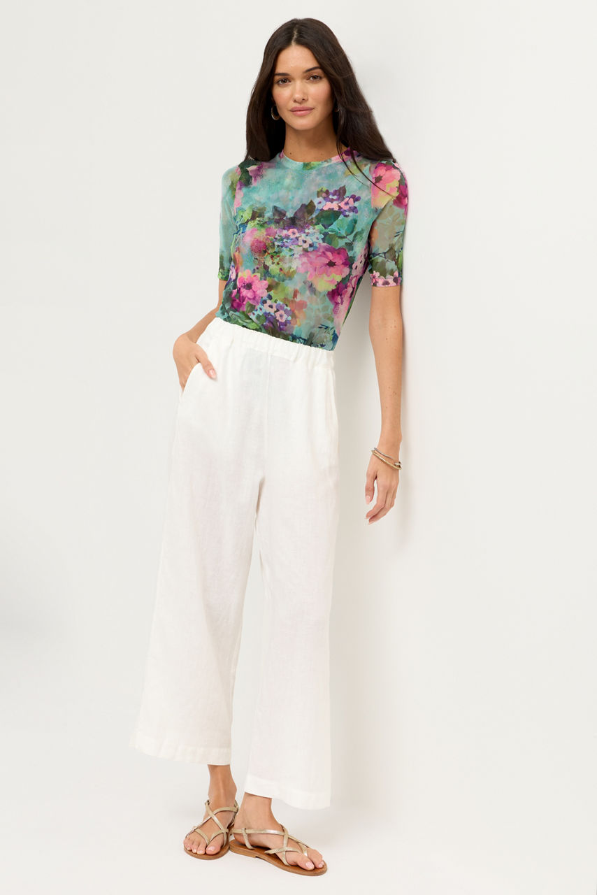 ELBOW SLEEVE MESH TOP, , large image 3