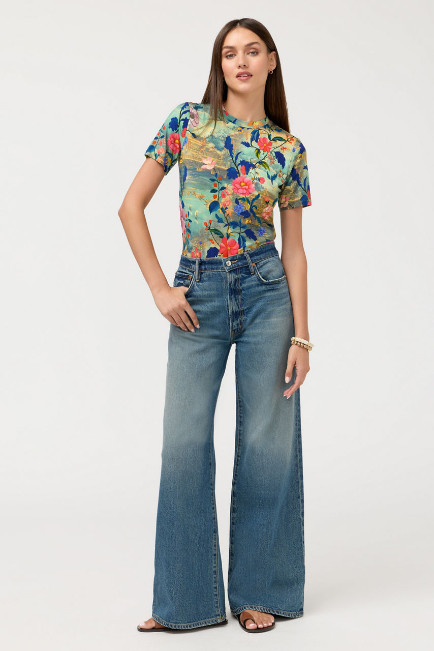 The Janie Favorite Short Sleeve Crew Neck Tee, , large image 3