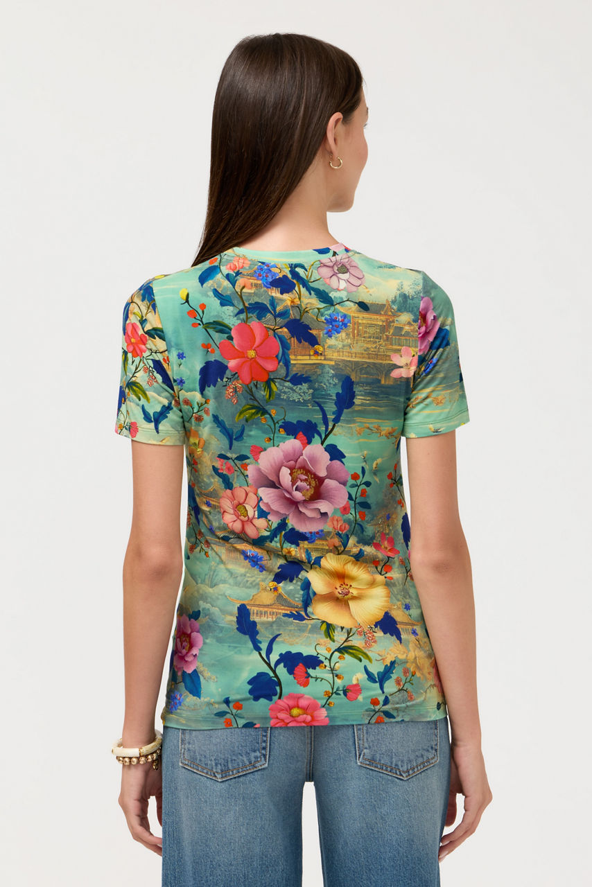 The Janie Favorite Short Sleeve Crew Neck Tee, , large image 4