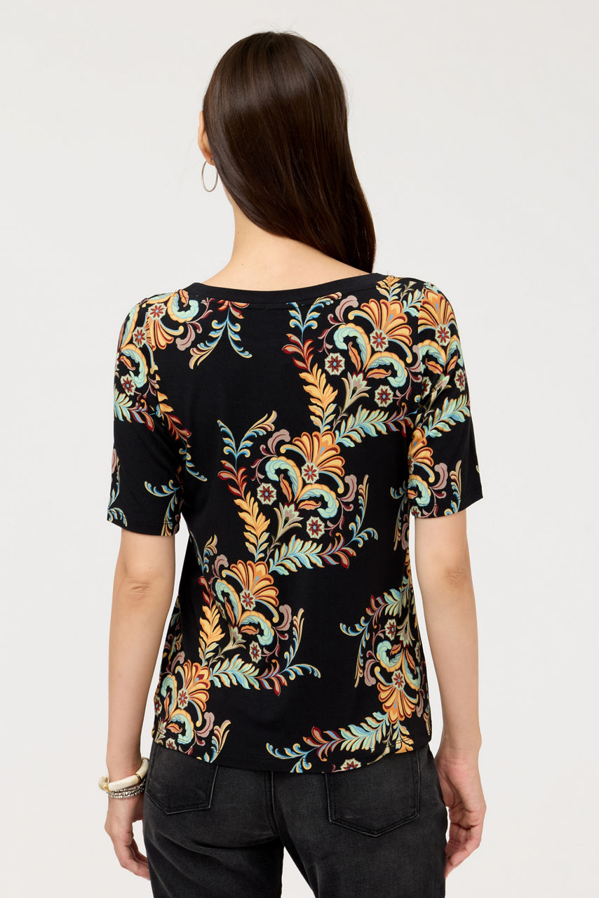 THE JANIE FAVORITE BOAT NECK TEE, , large image 4