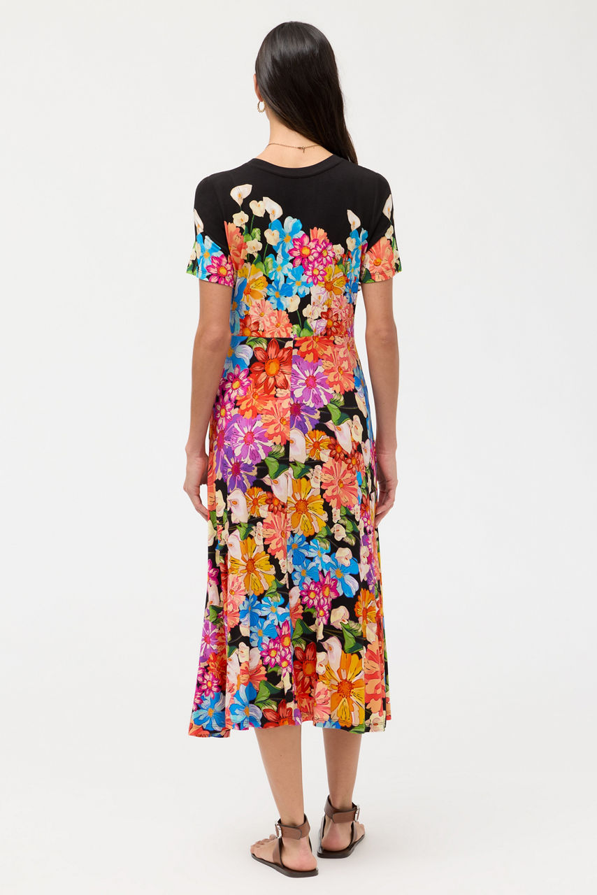 THE JANIE FAVORITE V-NECK TEE DRESS, , large image 4