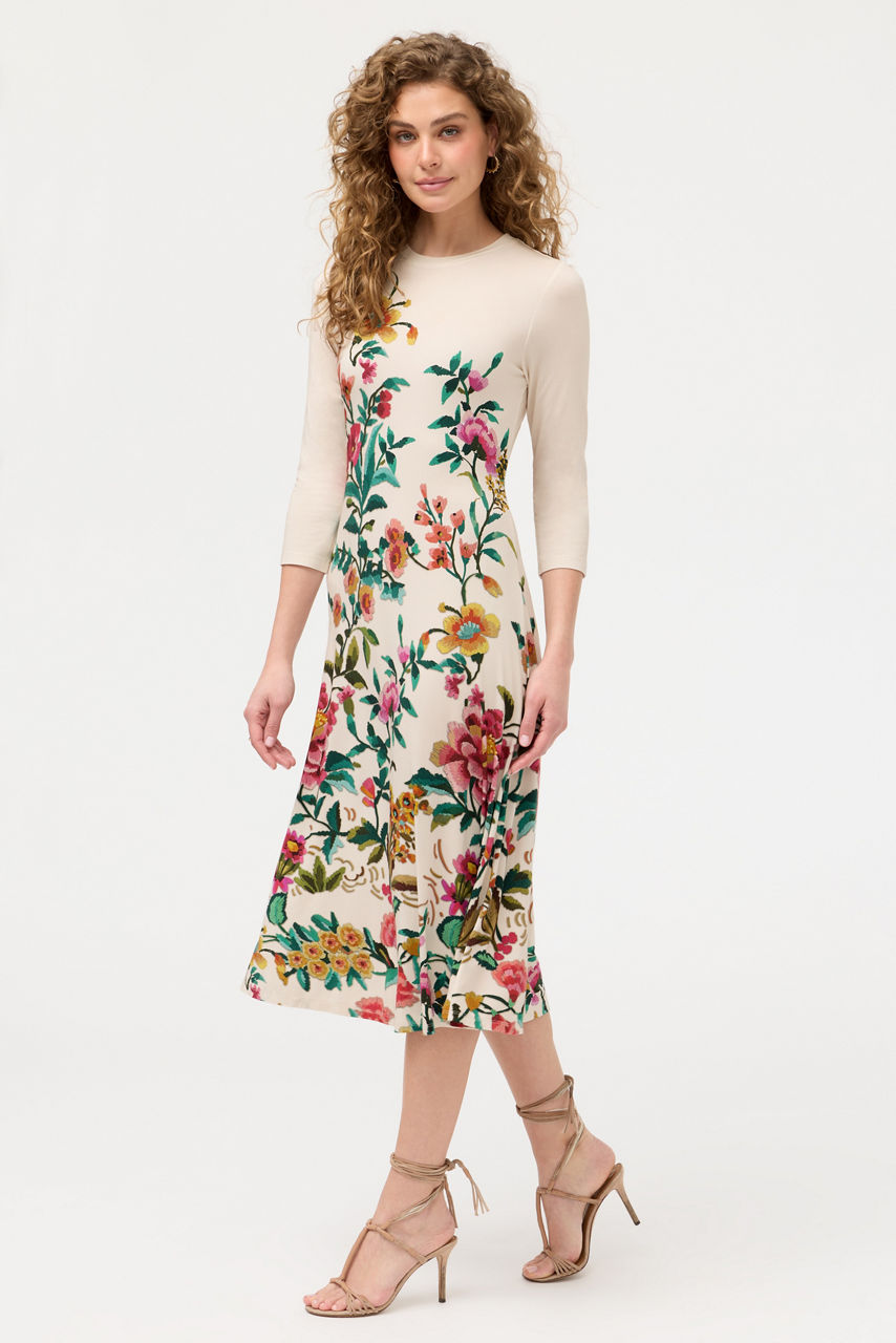 THE JANIE FAVORITE 3/4 SLEEVE DRESS, , large image 2