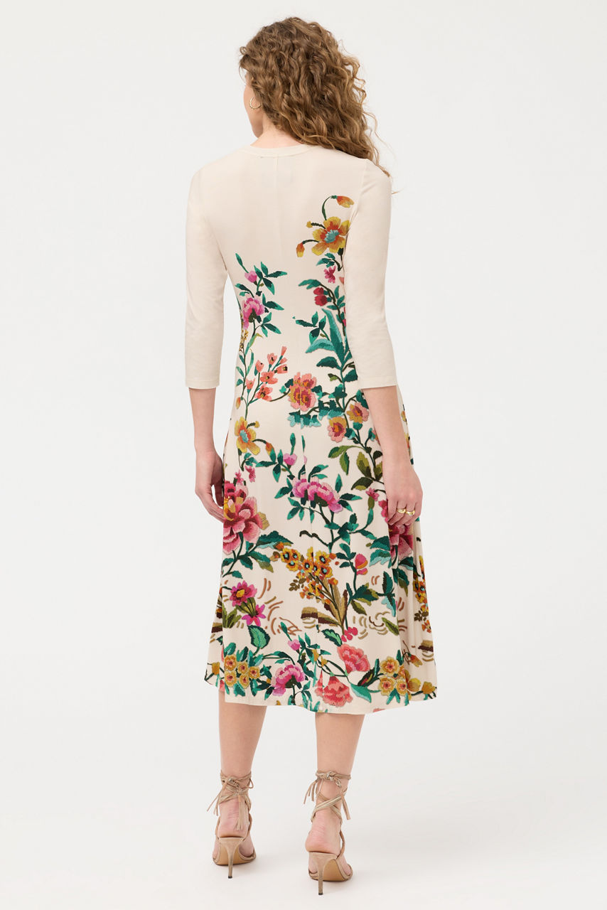 THE JANIE FAVORITE 3/4 SLEEVE DRESS, , large image 4