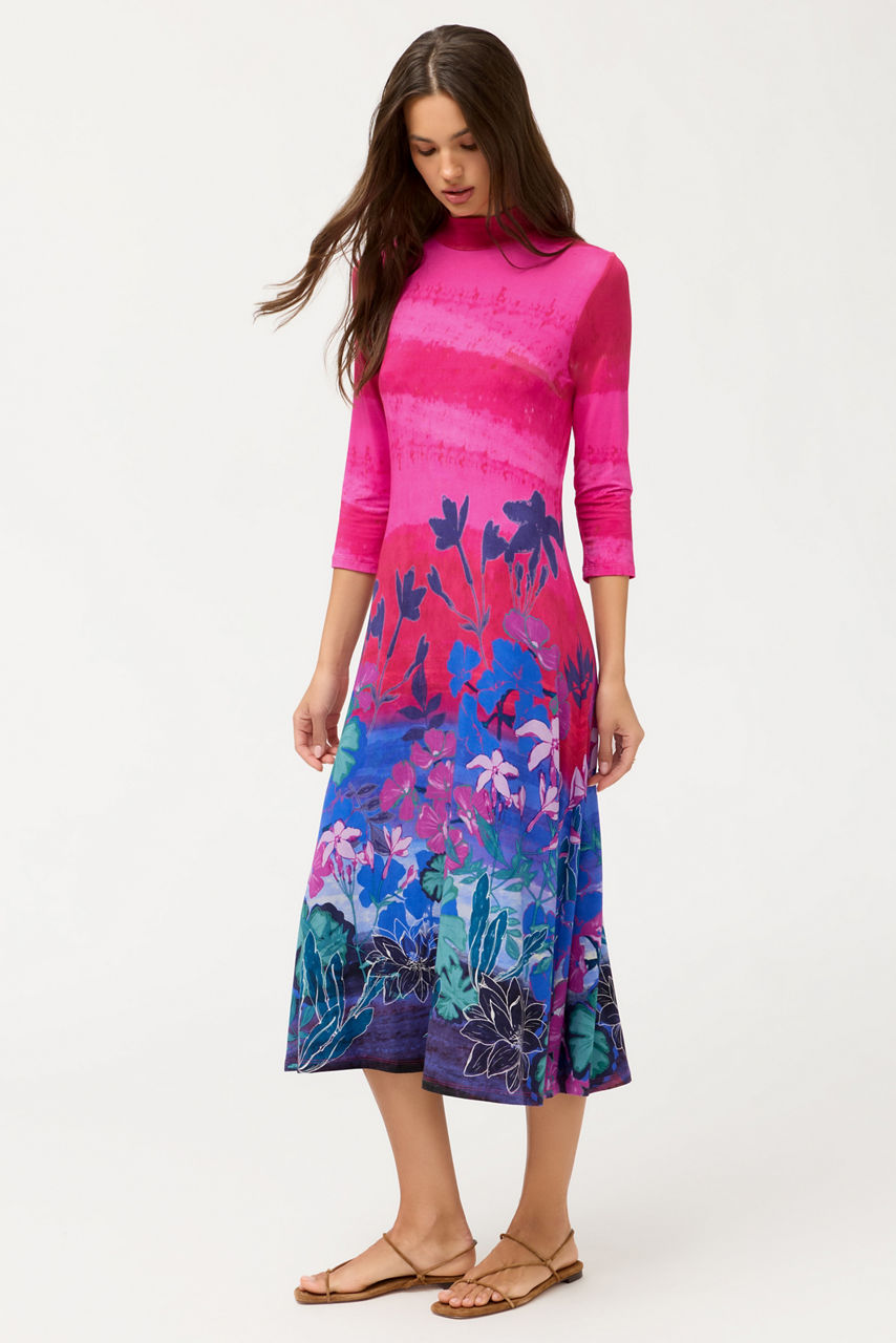 THE JANIE FAVORITE 3/4 SLEEVE CREW NECK , , large image 2