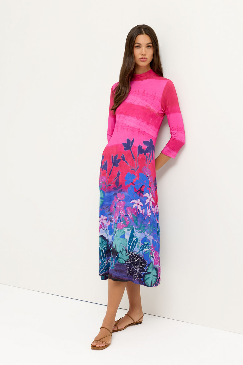 THE JANIE FAVORITE 3/4 SLEEVE CREW NECK , , large image 4