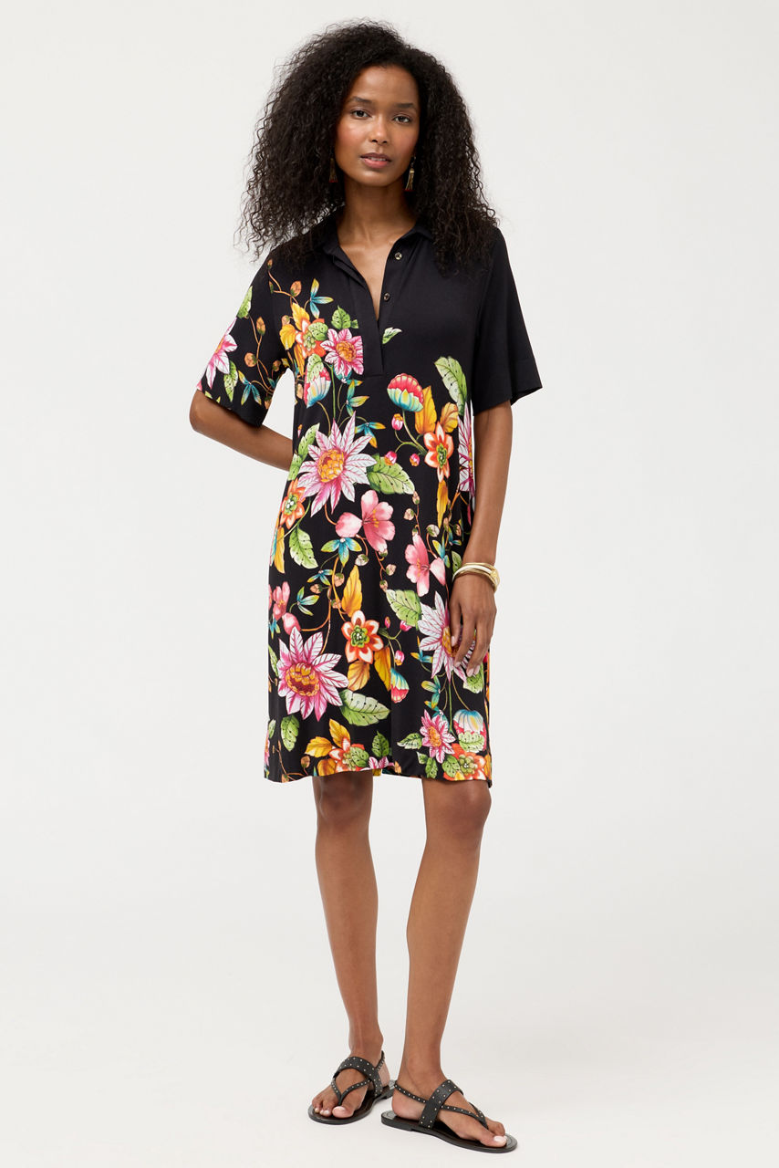 THE JANIE FAVORITE POLO SWING DRESS, , large image 2