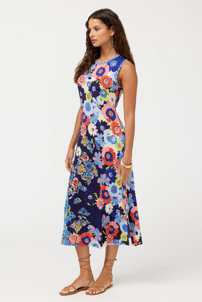 THE JANIE FAVORITE CREW NECK TANK DRESS, , large image 2