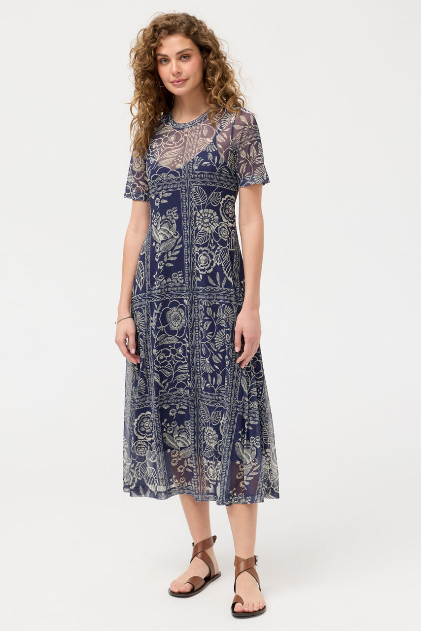 MESH TEE DRESS, , large image 3