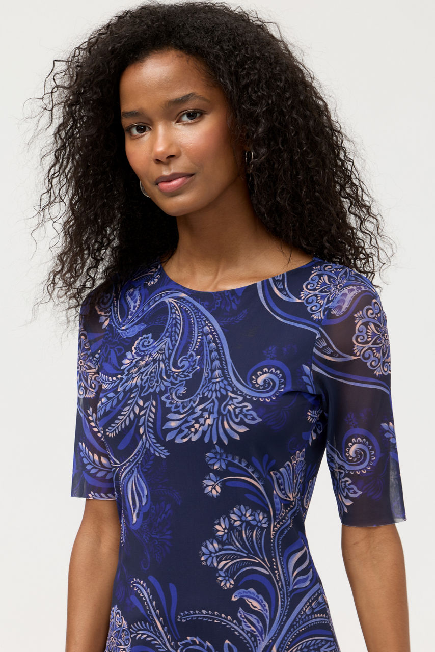 ASTRID MESH MIDI DRESS, , large image 2