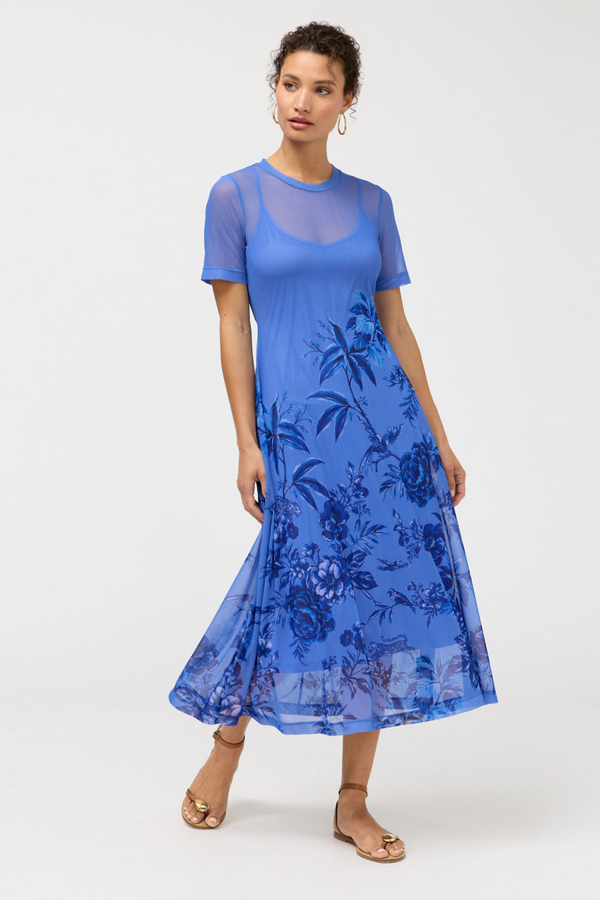 MESH TEE DRESS, , large image 1