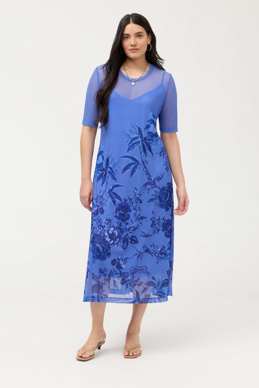 MESH TEE DRESS, , large image 1