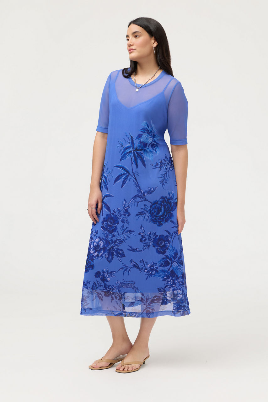 MESH TEE DRESS, , large image 2