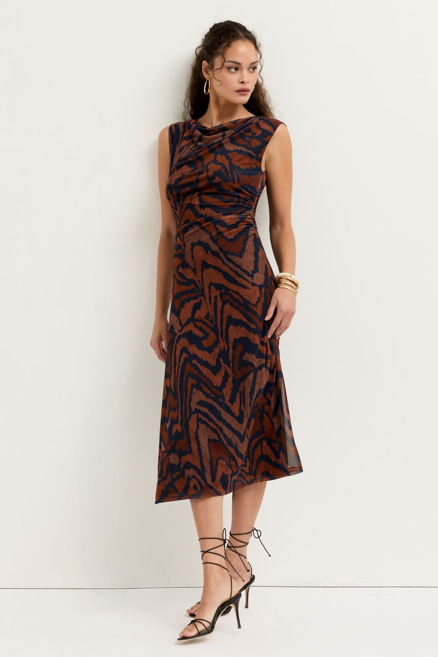 LEYLA MIDI DRESS, , large image 1