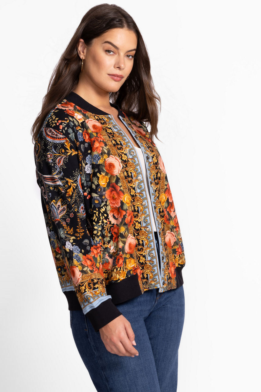 FRENCH TERRY BOMBER JACKET, , large image 2