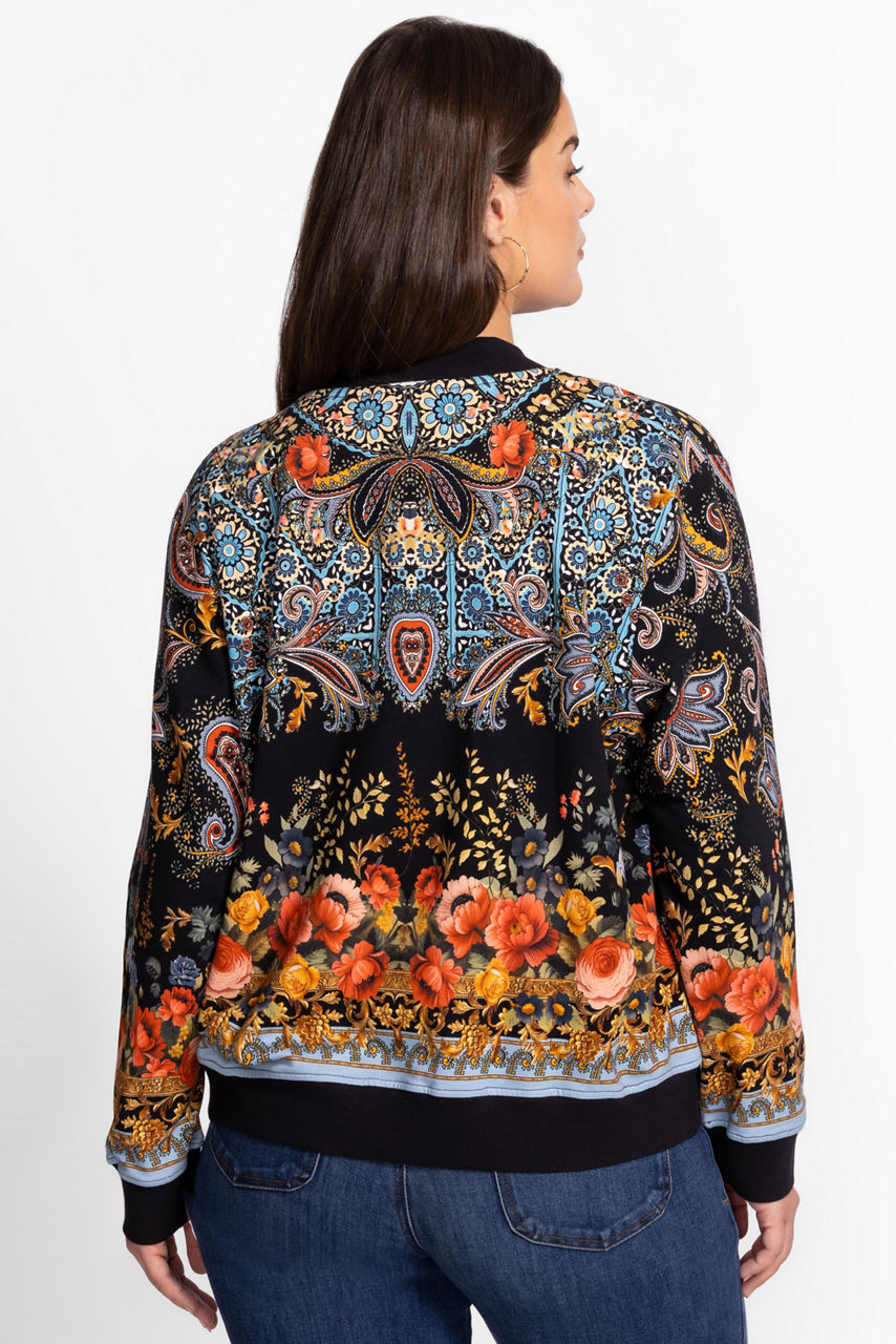 FRENCH TERRY BOMBER JACKET, , large image 4