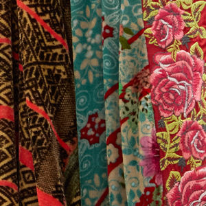ONE OF A KIND VELVET KIMONO, , swatch
