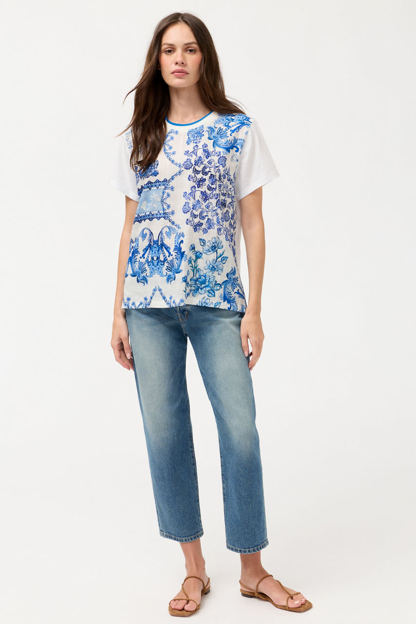 MIXED MEDIA T-SHIRT, , large image 3