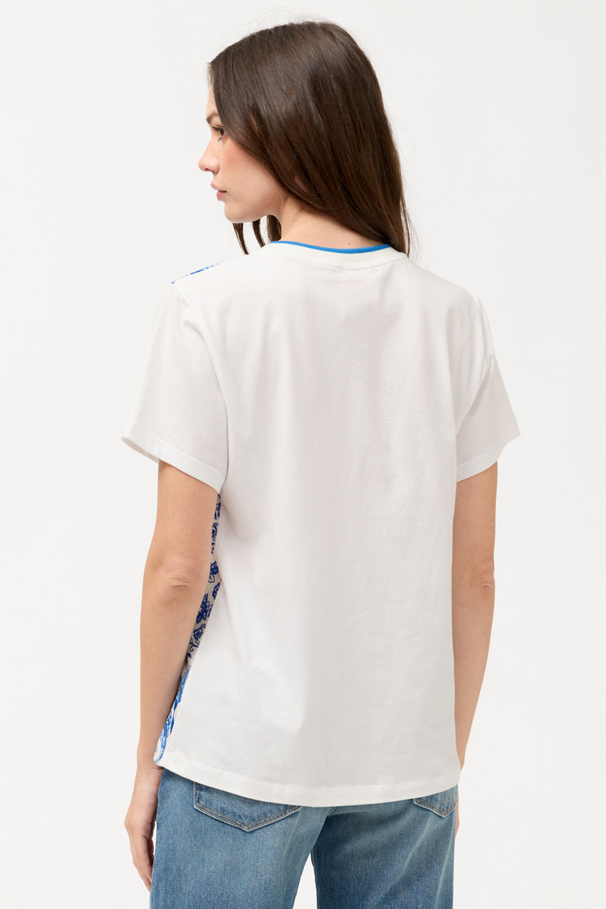 MIXED MEDIA T-SHIRT, , large image 4