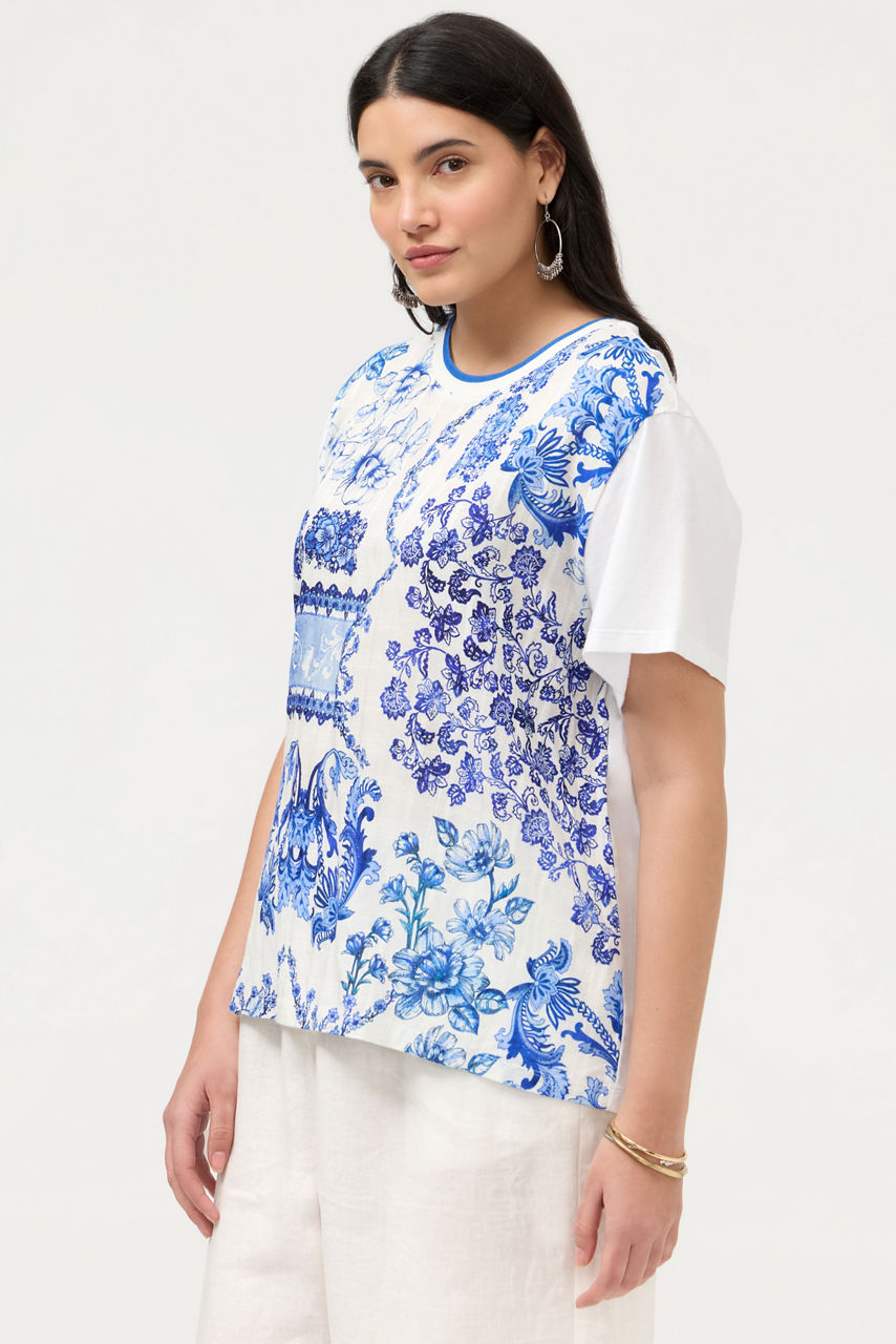 MIXED MEDIA T-SHIRT, , large image 2