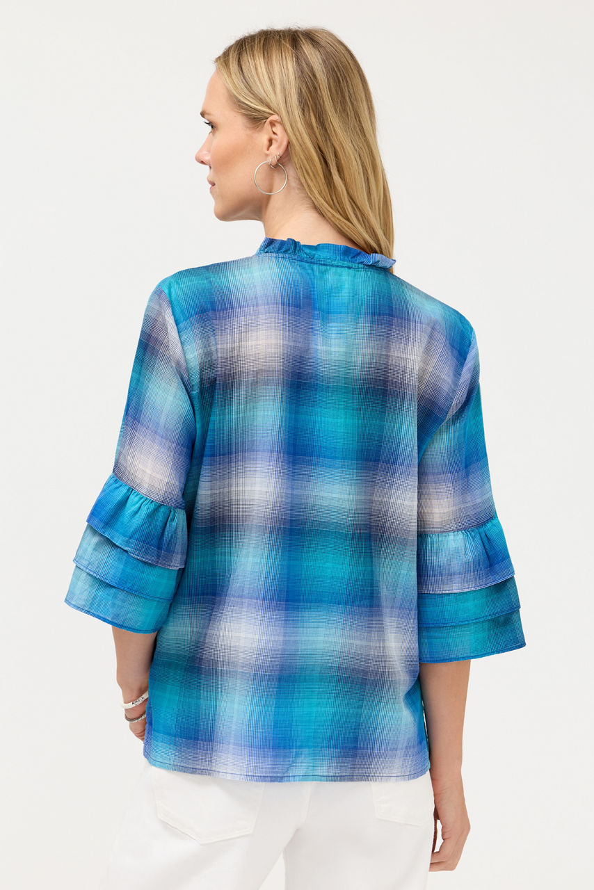 RUFFLE SLEEVE BLOUSE, , large image 3