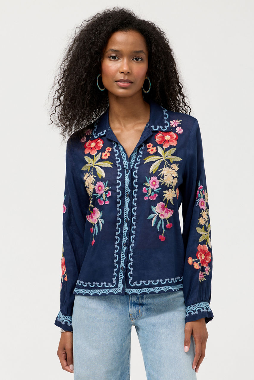 OPEN NECK SHIRT, , large image 1