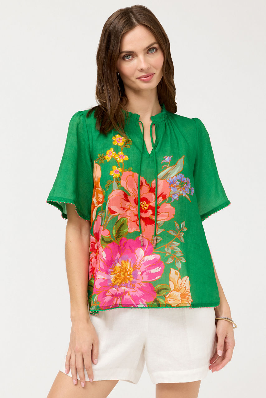 FLUTTER SLEEVE BLOUSE, , large image 2