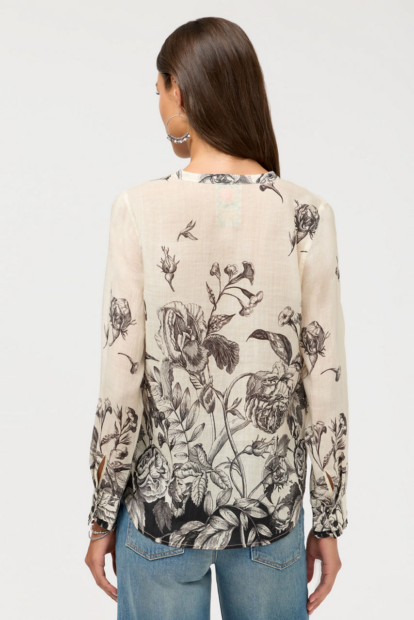 RUFFLE CUFF BLOUSE, , large image 4