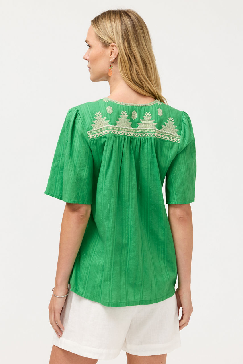 3/4 SLEEVE PRAIRIE BLOUSE, , large image 3