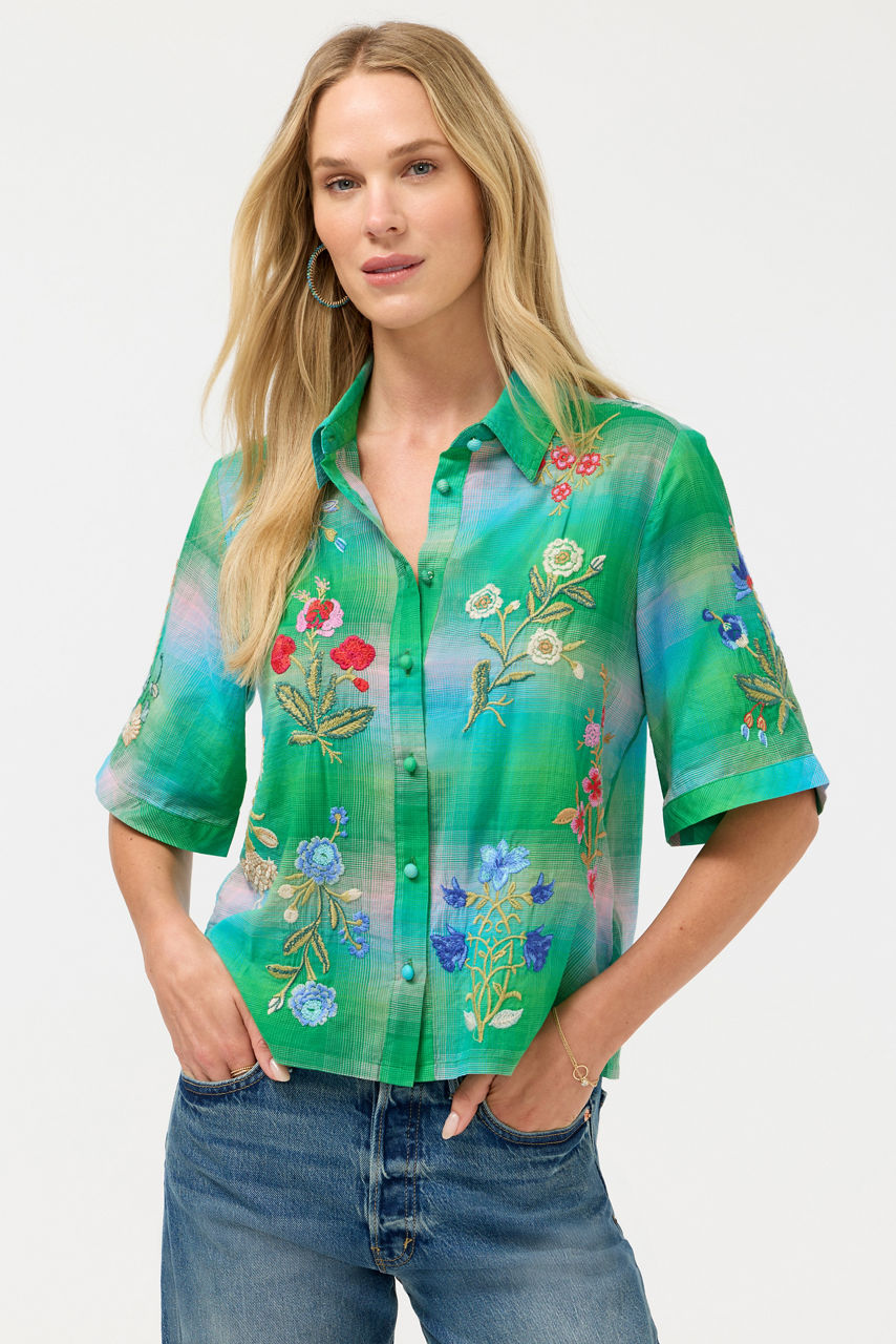 RELAXED KIMONO SHIRT, , large image 1
